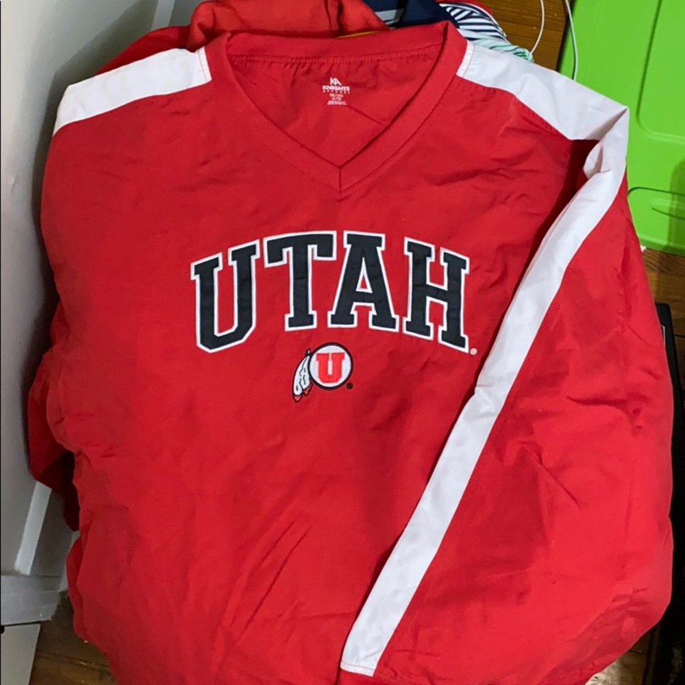 Utah utes pullover/windbreaker